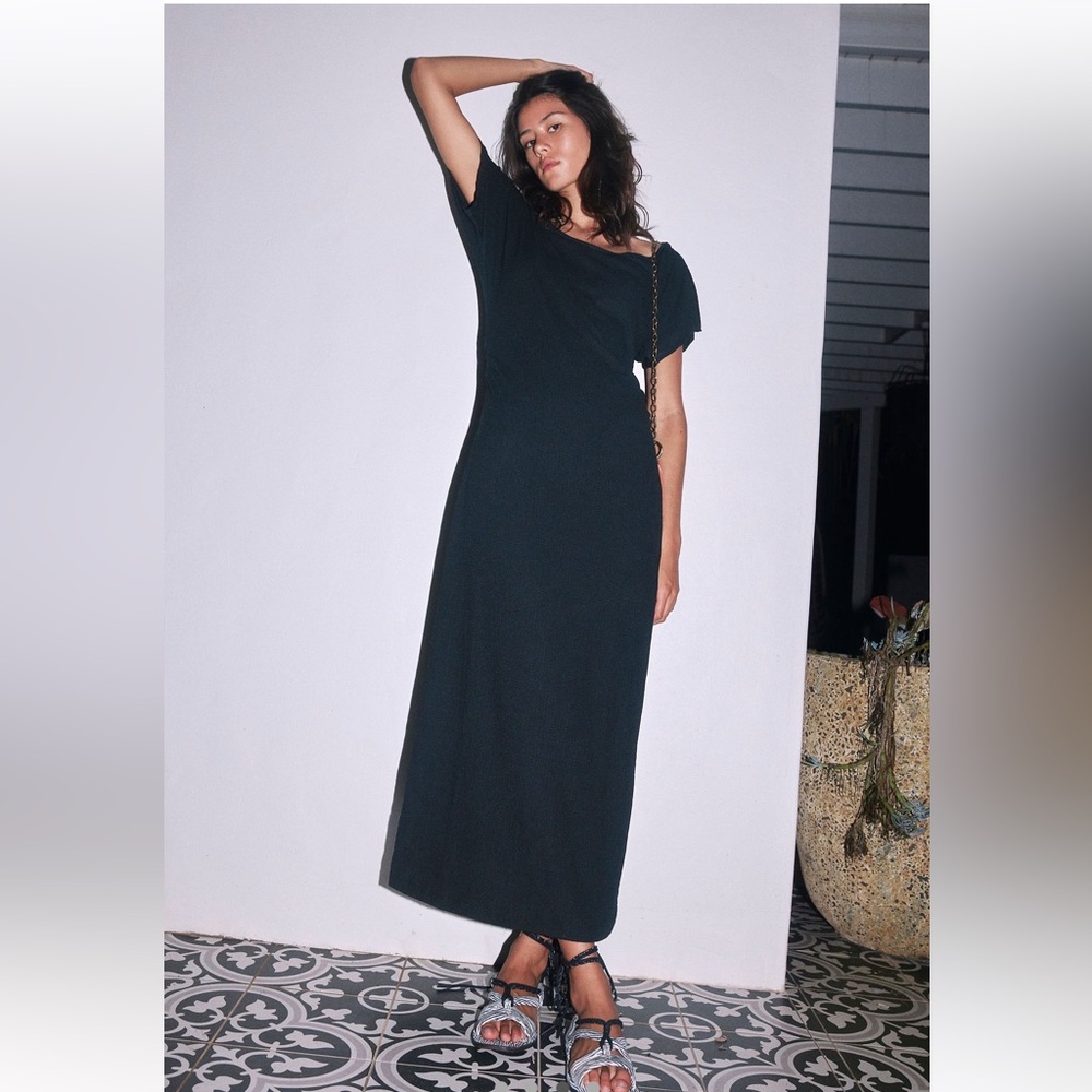 Free People Beach Black Maxi Dress
